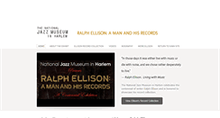 Desktop Screenshot of ellisonjazzmuseum.org